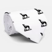 Wolf Howling Krawatte (Gerollt)