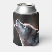 Wolf Howling Lone Wolf Dosenkühler (Kanne Rückseite)