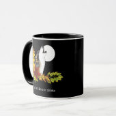 Wolf Howling Moom Tasse (Vorderseite Links)