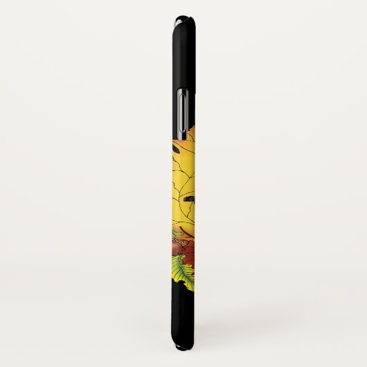 Wolf Howling Moon Case-Mate iPhone Hülle (Hinten/Rechts)