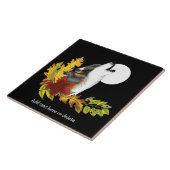 Wolf Howling Moon Fliese (Seite)