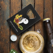 Wolf Howling Moon Geldbeutel Flaschenöffner