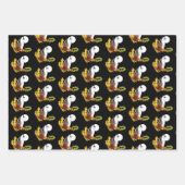 Wolf Howling Moon Geschenkpapier Set (Vorderseite 3)