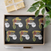 Wolf Howling Moon Seidenpapier (Geschenk)