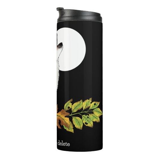 Wolf Howling Moon Thermosbecher (Nach rechts gedreht)