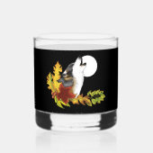 Wolf Howling Moon Whiskyglas (Vorderseite)