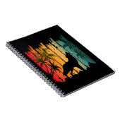 WOLF HOWLING SUNSET NOTIZBLOCK (Rechte Seite)