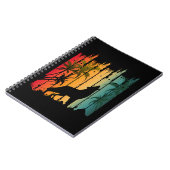 WOLF HOWLING SUNSET NOTIZBLOCK (Linke Seite)