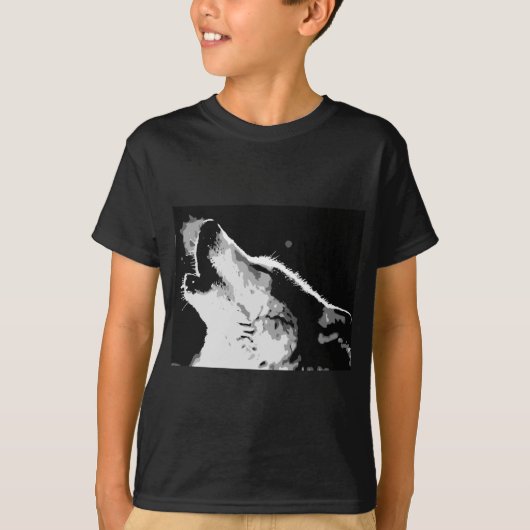Wolf Howling T-Shirt (Vorderseite)