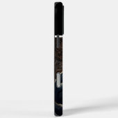 Wolf Howling unter Mondlicht Case-Mate iPhone Hülle (Rückseite / Rechts)