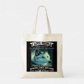 Wolf I Liebe Leute, die hinter meinen Hintern klat Tragetasche (Rückseite)