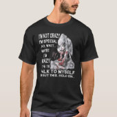 Wolf ich bin nicht verrückt ich bin Special No Wai T-Shirt (Vorderseite)