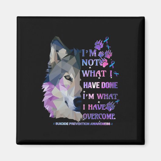 Wolf ich bin nicht, was ich getan habe, ich bin da magnet (Vorne)