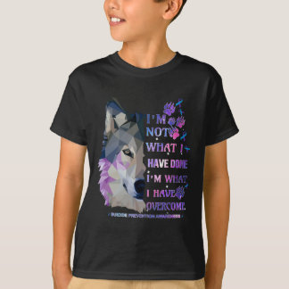 Wolf ich bin nicht, was ich getan habe, ich bin da T-Shirt