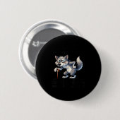 Wolf ich habe nicht das Gefühl, dass ich älter wer Button (Vorne & Hinten)