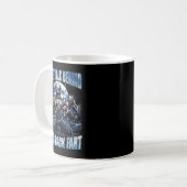 Wolf If They Talk Behind Your Back Fart Funny Crin Kaffeetasse (Vorderseite Links)