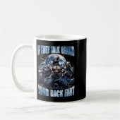 Wolf If They Talk Behind Your Back Fart Funny Crin Kaffeetasse (Links)