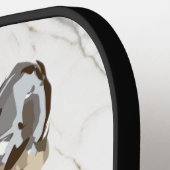 Wolf Illustration Pickleball Schläger (Linke Seite)