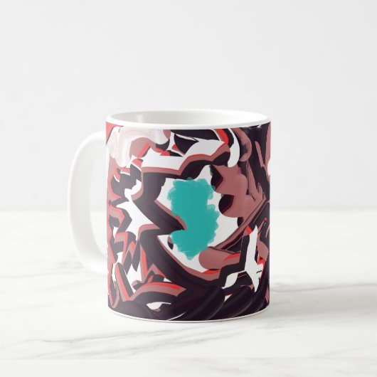 Wolf im Frühling Kaffeetasse (Vorderseite Links)