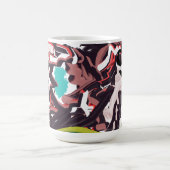 Wolf im Frühling Kaffeetasse (Mittel)