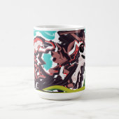 Wolf im Frühling Kaffeetasse (Mittel)