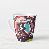 Wolf im Frühling Milchtasse (Linke Ecke)