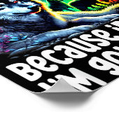 Wolf I'm Gonna Let Karma Fix It Cause If I Fix It Poster (Ecke)