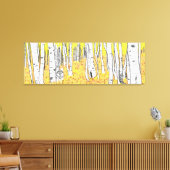 Wolf im Herbstwald Leinwanddruck (Insitu (Wohnzimmer))