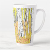 Wolf im Herbstwald Milchtasse (Rechts)