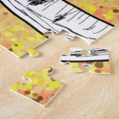 Wolf im Herbstwald Puzzle (Seite)