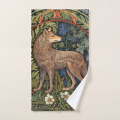 Wolf im Jugendstil des Waldes Handtuch (Handtuch)