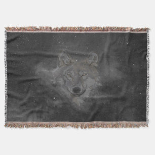 Wolf im Nachthimmel Decke