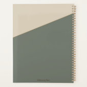 Wolf im Nebel-Wasserfarbenplaner Planer (Rückseite)