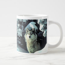 Wolf im Schnee