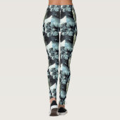 Wolf im Schnee Leggings (Rückseite)