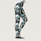 Wolf im Schnee Leggings (Rechts)