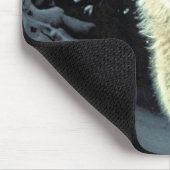 Wolf im Schnee Mousepad (Ecke)