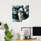 Wolf im Schnee Poster (Heimbüro)