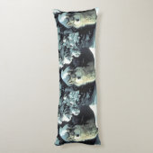 Wolf im Schnee Seitenschläferkissen (Rückseite (Vertikal))