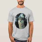 Wolf im Schnee-T - Shirt (Vorderseite)