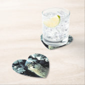 Wolf im Schnee Untersetzer (Vor Ort)