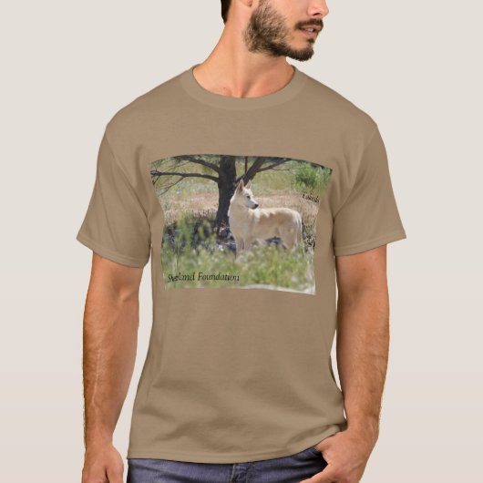 Wolf im T - Shirt der Wildnis (Vorderseite)