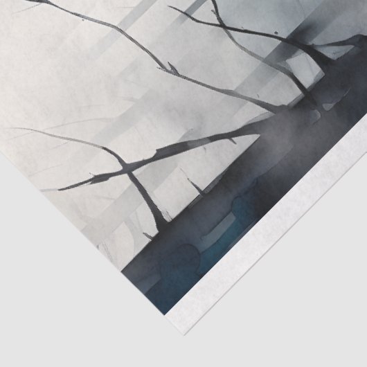 Wolf im Wald 1 Dekoupage Paper Seidenpapier (Ausschnitt)