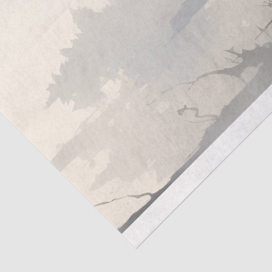 Wolf im Wald 3 Dekoupage Paper Seidenpapier (Ausschnitt)