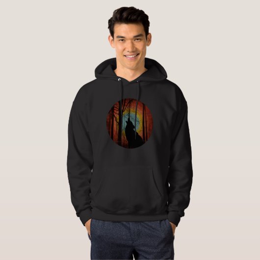 WOLF IM WALD HOODIE (Vorne ganz)