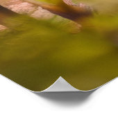 Wolf im Wald Poster (Ecke)