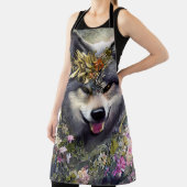 Wolf im Wald Schürze (InSitu)