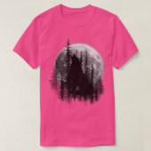 Wolf im Wald T-Shirt (Design vorne)