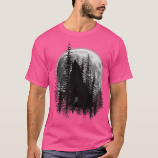 Wolf im Wald T-Shirt