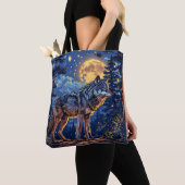 Wolf im Wald Tasche (Von Nahem)